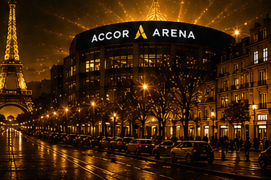 Paris de nuit, Tour Eiffel et Accor Arena